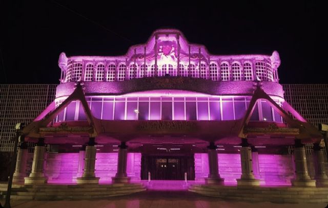 La Asamblea Regional se ilumina de fucsia con motivo del Día Internacional de la Matrona - 1, Foto 1