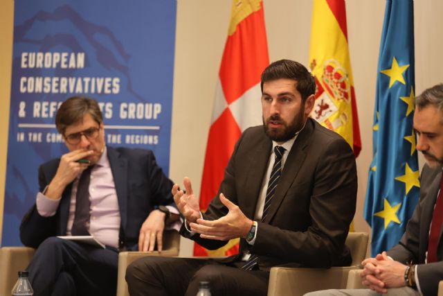Antelo reivindica el liderazgo de la Región de Murcia como la 'Huerta de Europa' durante las jornadas del Grupo de Conservadores y Reformistas Europeo (ECR) - 1, Foto 1