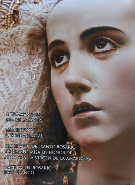 El Paso Blanco celebra el Día de la Madre con una emotiva Eucaristía y ofrenda floral a la Virgen de la Amargura - 1, Foto 1