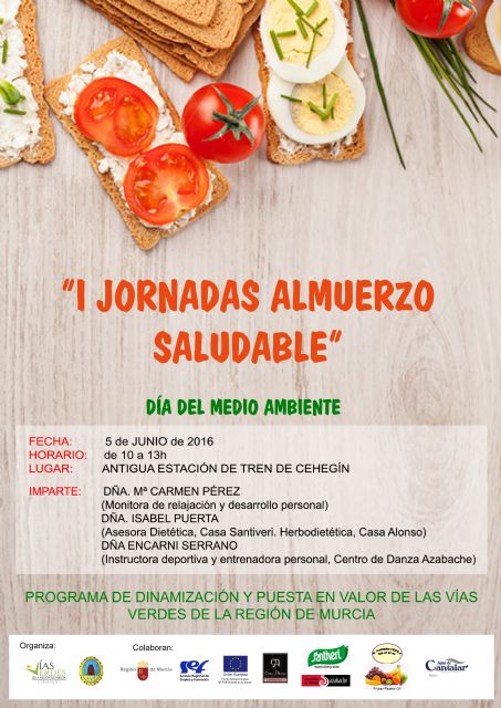 El domingo se celebran las I Jornadas de almuerzo saludable - 1, Foto 1