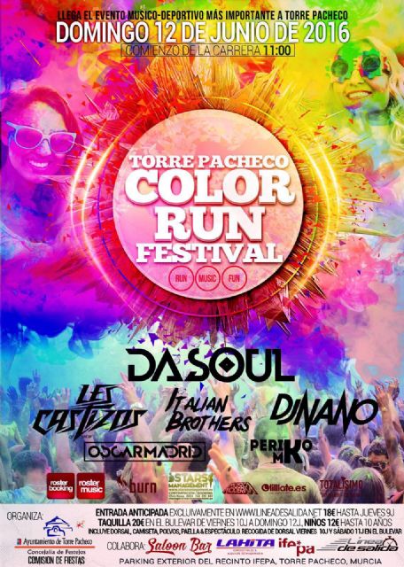 I COLOR RUN FESTIVAL atraerá miles de participantes - 1, Foto 1