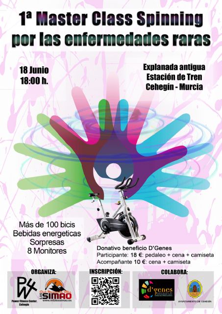 Presentada la Iª Master Class Spinning por las enfermedades raras - 2, Foto 2