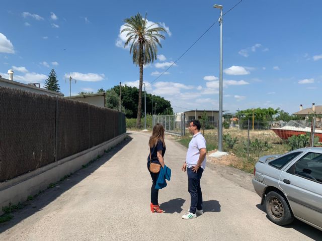 La instalación de más de 200 luminarias LED mejora la iluminación en distintas pedanías del municipio - 3, Foto 3