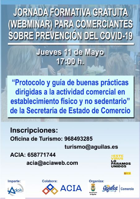 Abierto el plazo de inscripción para la jornada formativa sobre protocolos de prevención frente al COVID-19 para comercios locales - 1, Foto 1
