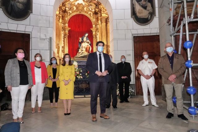 La imagen de la Virgen de la Caridad regresa a Cartagena tras ser rehabilitada en el Centro de Restauración de la Comunidad - 1, Foto 1