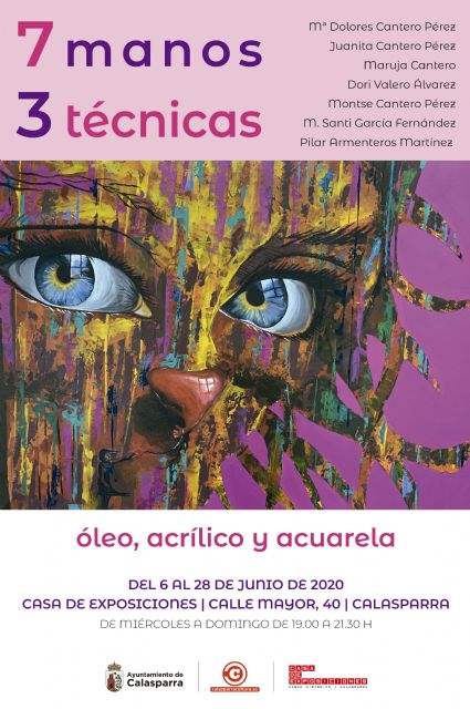 Exposición 7 MANOS 3 TÉCNICAS. Óleo, acrílico, acuarelas - 1, Foto 1