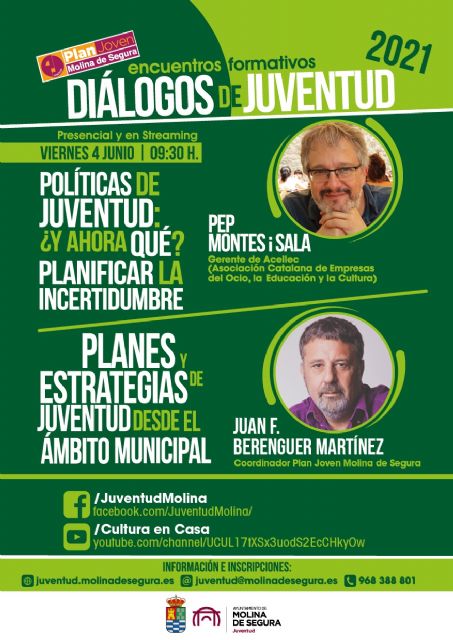 Pep Montes i Sala ofrece una ponencia el viernes 4 de junio en los Encuentros Formativos DIÁLOGOS DE JUVENTUD de Molina de Segura - 1, Foto 1