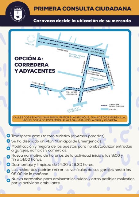 El Ayuntamiento de Caravaca realiza la primera consulta pública en el municipio para que los vecinos decidan sobre los dos proyectos de ubicación del mercado semanal - 2, Foto 2