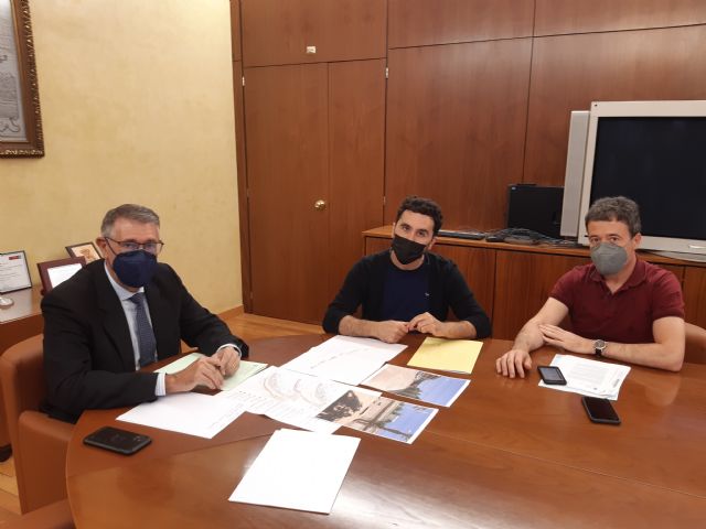 El Presidente de la CHS ha mantenido una reunión de trabajo con el Alcalde de Blanca - 1, Foto 1