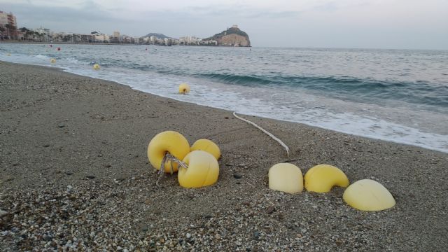 Los canales de nado de Águilas necesitan un mantenimiento frecuente para dar seguridad a sus usuarios - 1, Foto 1