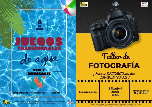 El programa de ocio para jóvenes “Arte-Facto” acogerá este fin de semana la realización de actividades tradicionales de agua y un taller de fotografía, Foto 1