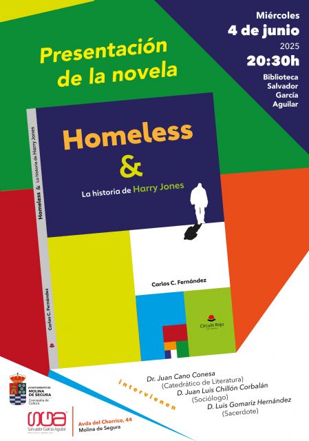 Carlos Fernández presenta el libro Homeless & La historia de Harry Jones el miércoles 4 de junio en Molina de Segura - 3, Foto 3