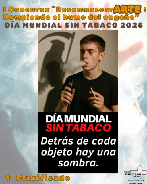El Centro de Salud Totana Norte celebra el I Concurso “DesenmascarARTE” con motivo del Día Mundial sin Tabaco, Foto 2