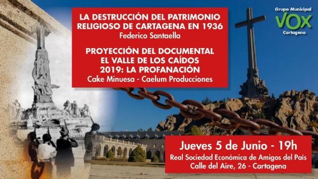 El periodista Cake Minuesa presentará este jueves en Cartagena el documental El Valle de los Caídos 2019: la profanación - 2, Foto 2