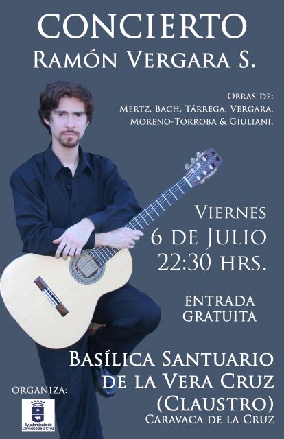 El músico chileno Ramón Vergara ofrece un concierto de guitarra clásica este viernes en el Claustro del Castillo - 1, Foto 1