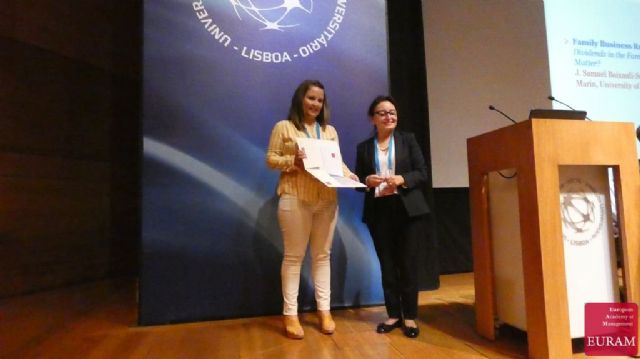 Investigadores UMU reciben el premio al mejor trabajo en congreso internacional de Management por investigación sobre la política de dividendos en las empresas familiares - 1, Foto 1