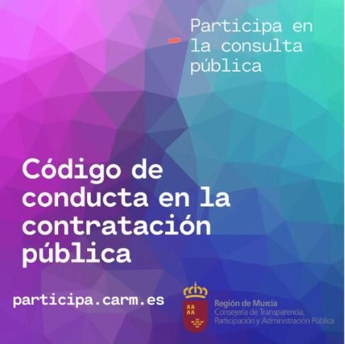 El Gobierno regional somete a consulta pública un Código de Conducta para los procesos de Contratación - 1, Foto 1