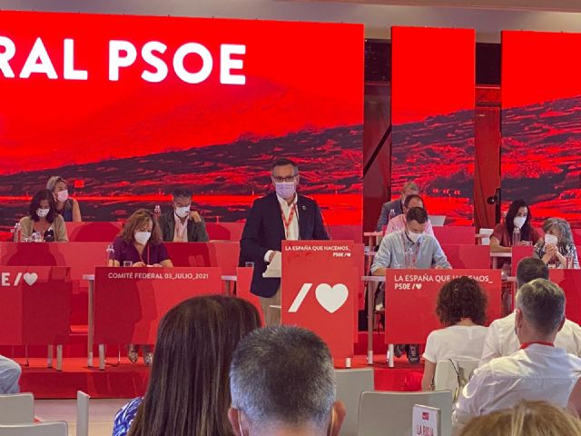 Diego Conesa: En el Comité Federal se ha demostrado la apuesta del PSOE por la esperanza y el futuro - 2, Foto 2