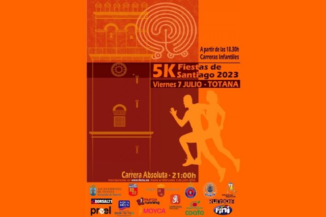 Este miércoles 5 de julio se cierra el plazo de inscripción de la Carrera Popular 5K “Fiestas de Santiago”, Foto 1