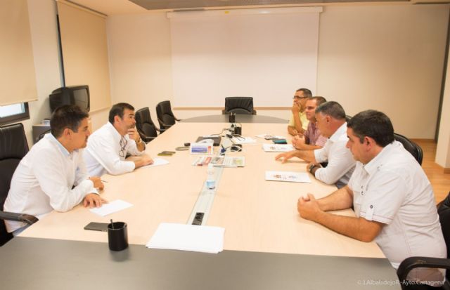 La nueva directiva de Radiotaxi Cartagena visita al alcalde - 1, Foto 1