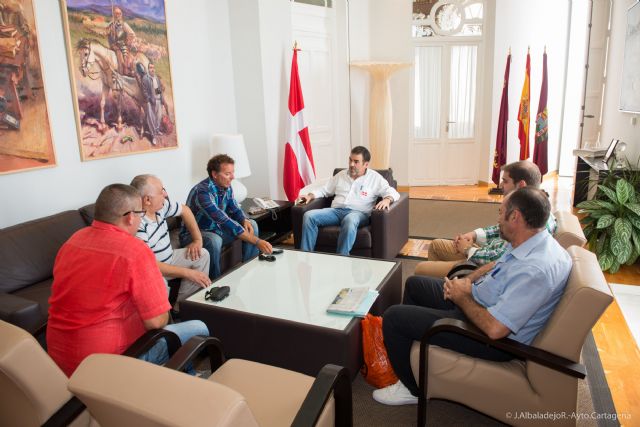 La Asociación de Fútbol Base de Cartagena se ha reunido con el alcalde para hablar de sus logros y proyectos - 1, Foto 1
