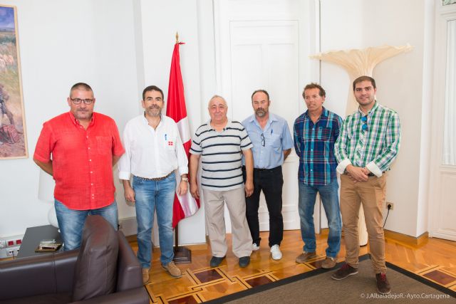 La Asociación de Fútbol Base de Cartagena se ha reunido con el alcalde para hablar de sus logros y proyectos - 3, Foto 3