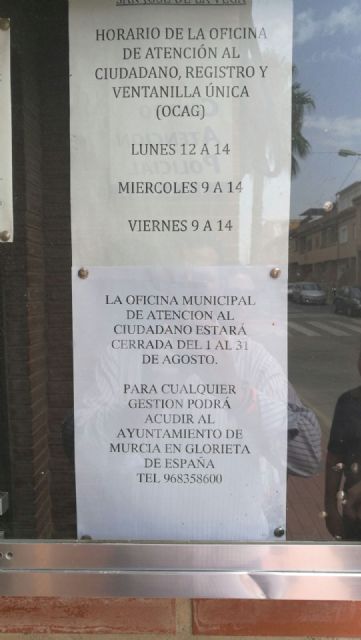 Cs se pregunta si el lema del Gobierno local en pedanías es “cerrado por vacaciones” - 1, Foto 1