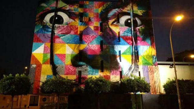 Una nueva iluminación en el mural de Eduardo Kobra permitirá disfrutarlo también de noche - 1, Foto 1