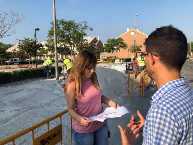 Continúan las obras de pavimentación en las calles Álamo y Abeto de Los Rectores - 1, Foto 1