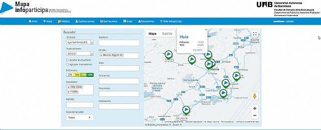 TRANSPARENCIA | El Ayuntamiento de Mula primero entre los municipios de la Región de menos de 20000 habitantes en la evaluación de la Transparencia llevada a cabo por Infoparticipa - 1, Foto 1
