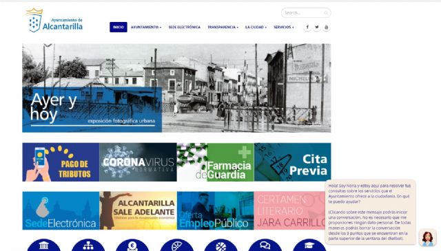 Alcantarilla.es estrena asistente virtual para guiar a los usuarios de los servicios municipales - 1, Foto 1