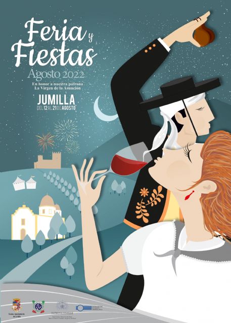 Ayuntamiento y colectivos festeros presentan el cartel de la Feria y Fiestas de Jumilla 2022 - 1, Foto 1