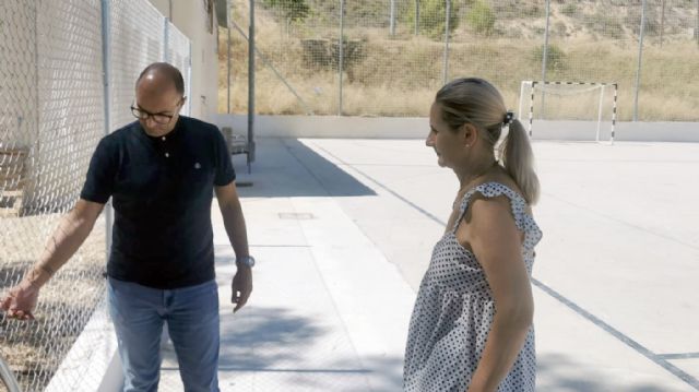 La pista polideportiva de Canara luce un renovado aspecto - 1, Foto 1