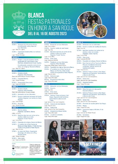 Las Fiestas Patronales de Blanca 2023 retoman, tras cuatro años, el encierro tradicional con el recorrido por el casco antiguo del municipio - 1, Foto 1