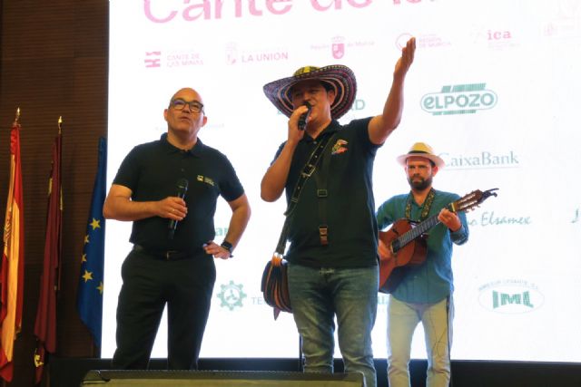 Colombia y La Unión conectan su trovo entre versos y guitarras en el Cante de las Minas - 1, Foto 1