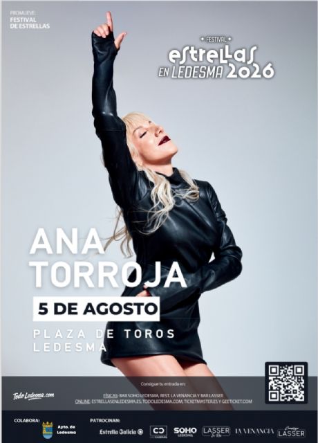 Ana Torroja, Duncan Dhu y Pablo López encabezan un verano de grandes conciertos en Estrellas en Ledesma - 2, Foto 2