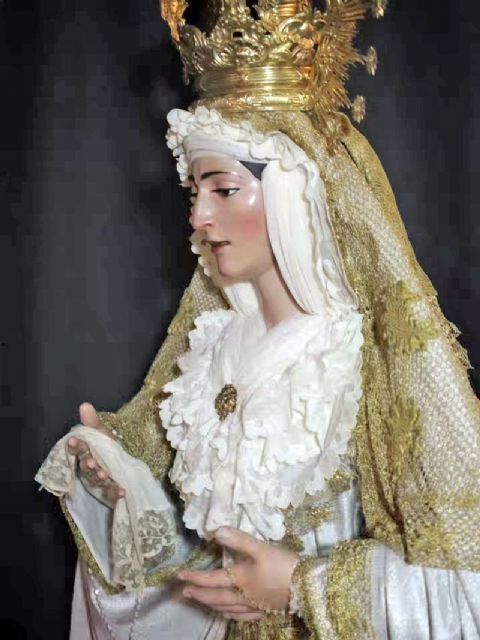 La Esperanza, luz y consuelo de sus hijos, se presenta con su singular elegancia en Alcalá del Río - 3, Foto 3