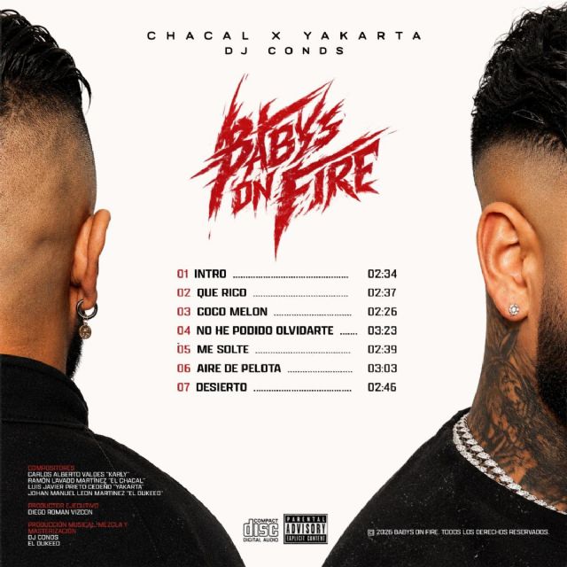 Chacal X Yakarta Presentan Babys On Fire, El Álbum Que Marca El Esperado Regreso De Una De Las Duplas Más Icónicas Del Género Urbano Cubano - 2, Foto 2