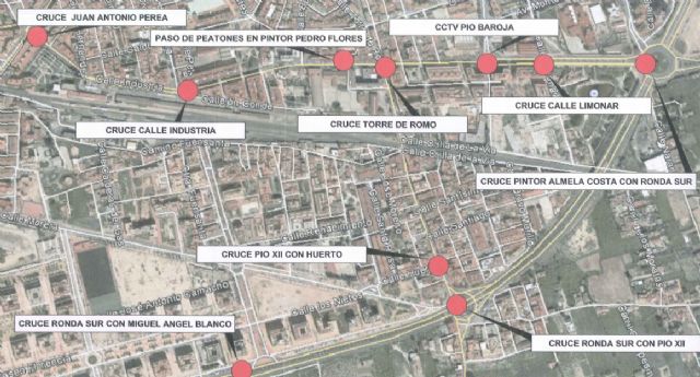 Ahora Murcia recuerda al PP que las obras de semaforización se deben al muro del AVE en superficie y no al soterramiento - 4, Foto 4