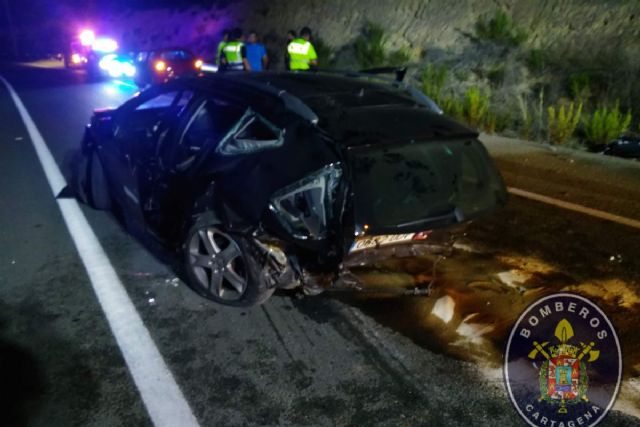 Cinco heridos, uno de ellos un bebe de cuatro meses, en un accidente múltiple en la CT-32 - 1, Foto 1