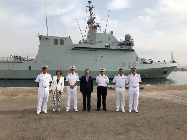 El Gobierno regional acompaña a la Armada en el recibimiento del nuevo buque de Acción Marítima - 1, Foto 1