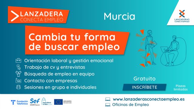 Últimos días para que personas desempleadas participen en la Lanzadera Conecta Empleo que se celebra en Murcia - 1, Foto 1