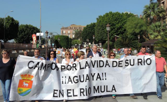 Campos del Río se manifiesta Por La Vida Del Río Mula en las calles de Murcia - 3, Foto 3