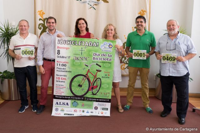 Cartagena se subira a la bici para luchar contra el cancer en el Dia de la Bicicleta - 1, Foto 1
