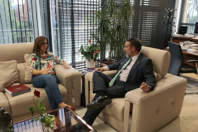 El delegado del Gobierno mantiene una reunión con la alcaldesa de Cartagena en la que ha sido informado de las necesidades que presenta el municipio - 1, Foto 1