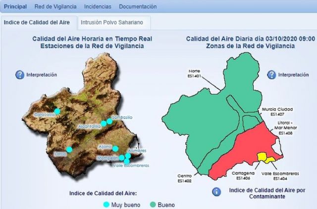 Nivel preventivo por partículas en La Aljorra y Alumbres - 1, Foto 1
