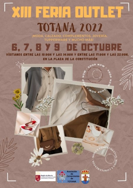 La XIII Feria Outlet de Totana se celebrará durante los días 6, 7, 8 y 9 de octubre, Foto 2
