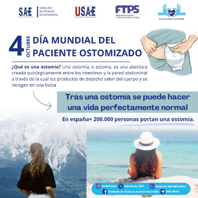 En españa se estima que más de 200.000 personas portan una ostomía - 1, Foto 1