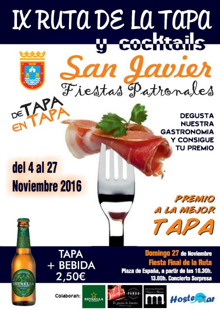 La Ruta de la Tapa, que empieza mañana viernes, calienta motores para las fiestas patronales de San Javier - 1, Foto 1