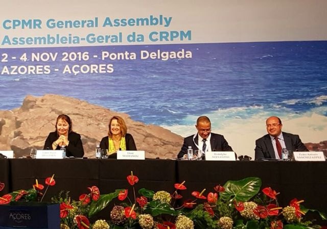 Pedro Antonio Sánchez defiende en Las Azores más inversión y fondos europeos para conectar el Corredor Mediterráneo con el Puerto de Cartagena - 1, Foto 1